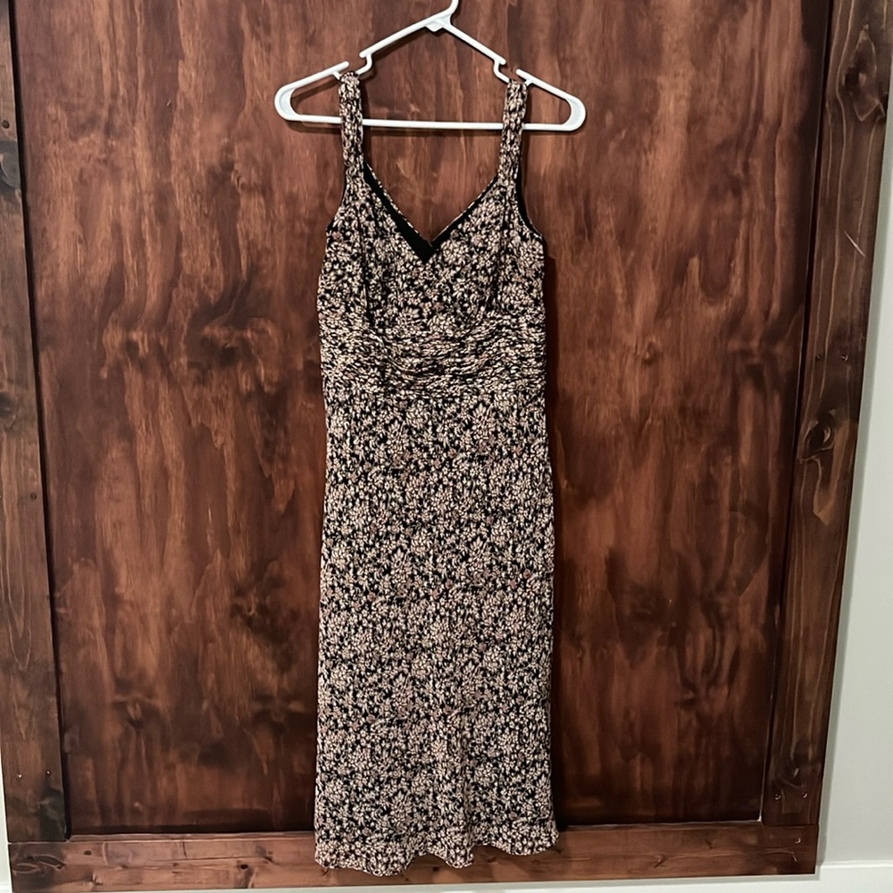 Ann Taylor tank dress floral 6
